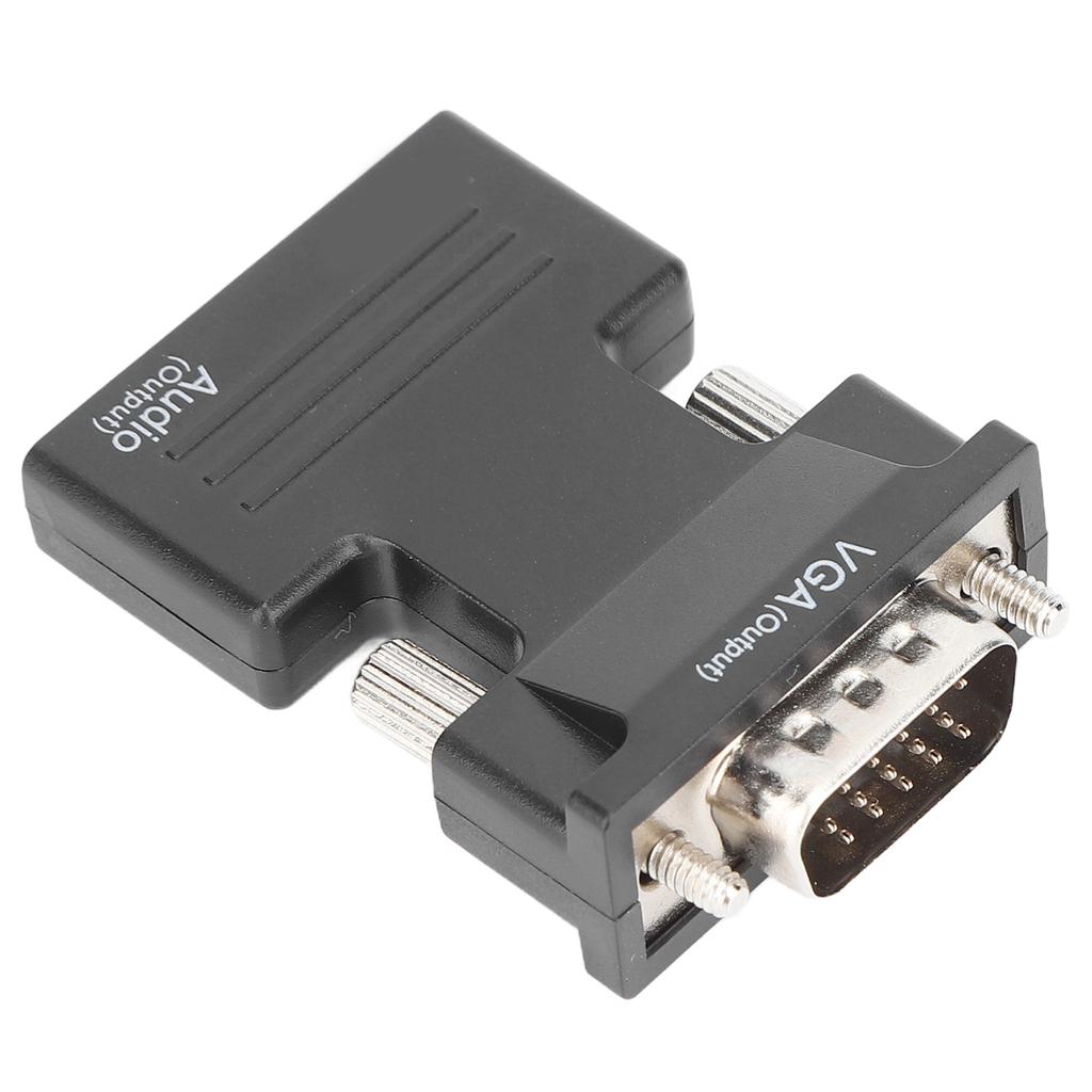 Мультимедийный интерфейс HD Female to VGA Male Converter с аудиокабелем 3,5 мм для ноутбуков, ПК, мониторов