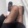 Женские колготки с вышивкой в виде сердца, ультратонкие, прозрачные, высокоэластичные, нескользящие, однотонные, для поездок на работу, свиданий, вечеринок, мини-юбка, подходящие чулочно-носочные изделия