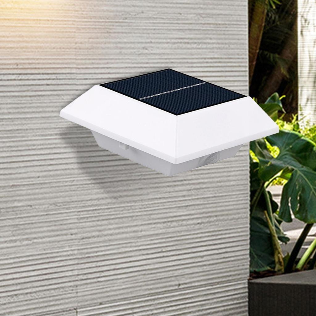 Wall Light Solar Deck Easy To Install Landscape Light, Outdoor Induction Lamp for