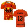 25 Новых Летних Maillot JUL Джерси Tchikita Молодежная Дышащая Быстросохнущая Тренировочная Футбольная Футболка Мужская и Женская Модная Спортивная Футболка