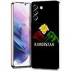 Чехол для телефона Samsung Galaxy S24 Ultra S23 FE S22 S20 S21 5G S10 S9 Plus S10E S8 Мягкий силикон Прозрачный Чехол с флагом Курдистана