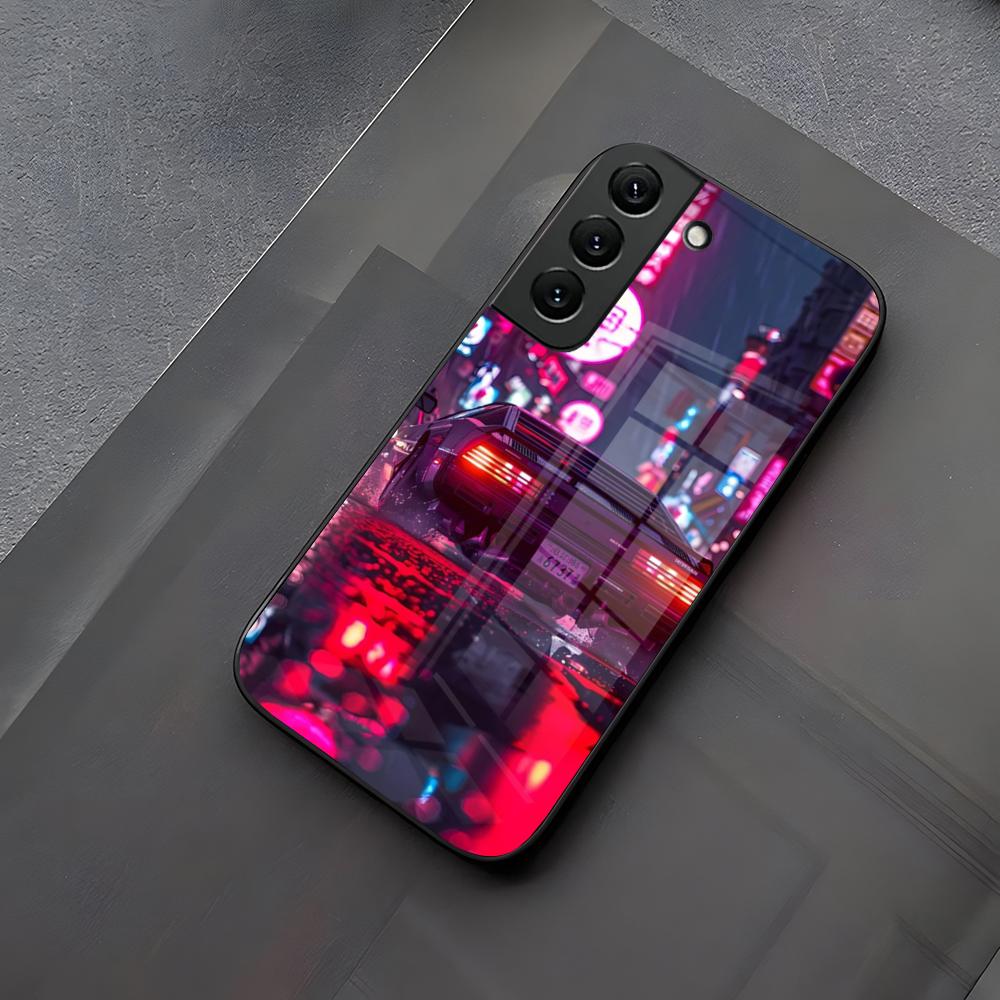 Чехол для телефона Supercar Стекло для Samsung Galaxy S23 S24 S21 S22 S20 Ultra Fe Plus A34 A54 A24 A52 A53 M54