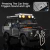 1:24 Land Rover Defender 110 Car Model Toy Doors Opened Models Toys Sound Light Off-road Vehicle Boys Best Ornaments Gifts