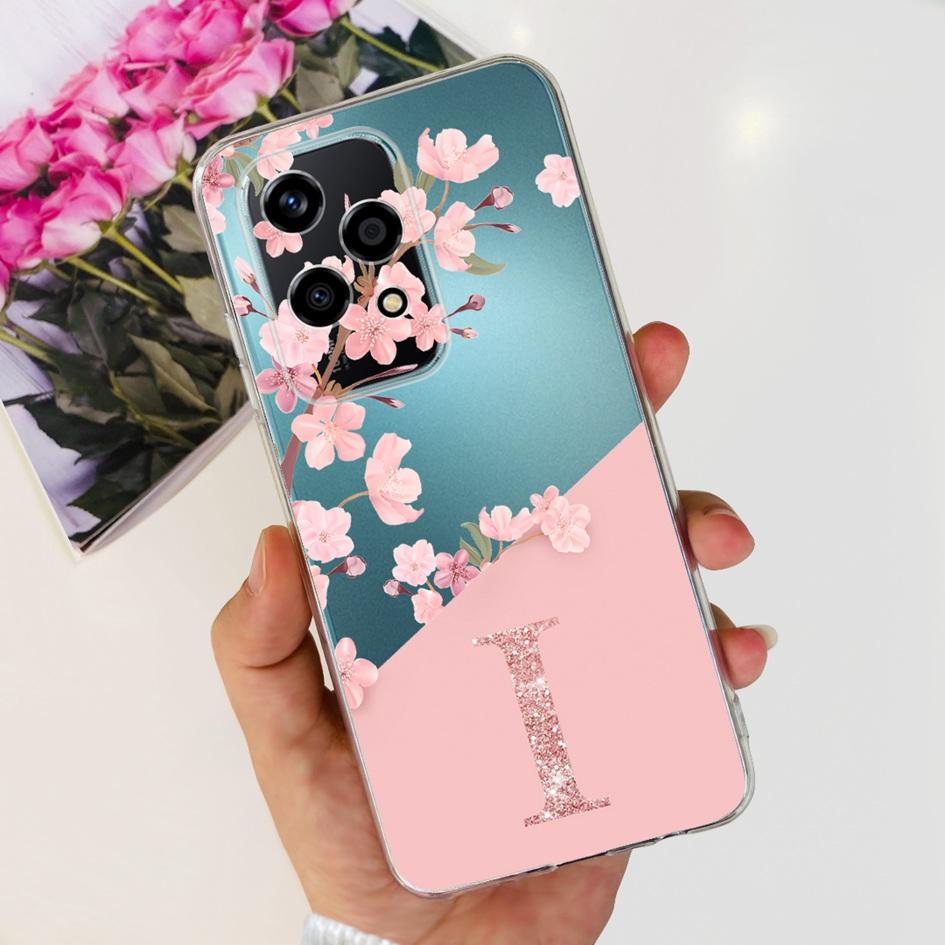 For Honor 200 Lite Case Honor200 Lite Bumper Cute Letters Silicone Soft Back Cover For Honor 200 Lite 5G Case Honor200Lite Coque