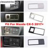 Декоративная рамка кнопки переключателя фар автомобиля, накладка для Mazda CX-5 2017 - 2024, аксессуары для салона из нержавеющей стали