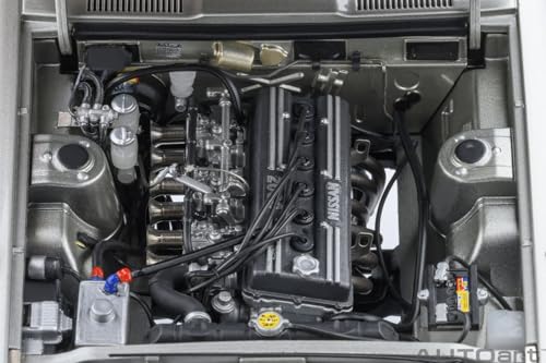 AUTOart 1/18 Nissan Skyline 2000GT-R (KPGC110) Tuned Version Silver Finished Product 77466