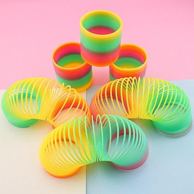 Кольцо-пружинка Rainbow Magic Art - 5x5 разноцветных колец для развивающей игры для детей