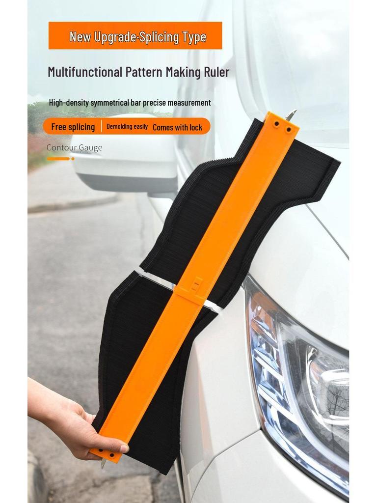 Блокируемый контурный шаблон: Неправильная дуговая линейка для деревообработки и измерений