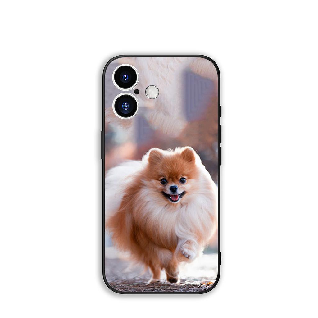 Funda Coque Cover for Apple iPhone 15 14 16 Plus XS 13 11 12 Pro Max XR X 16E ProMax Phone Case Pomeranian Dog