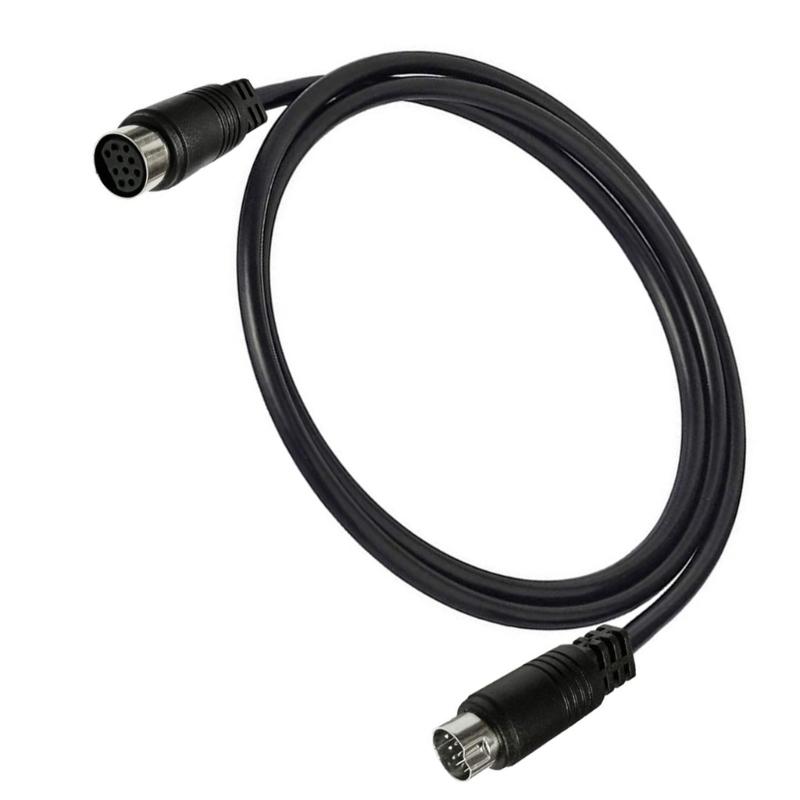 3/1.5/1/0.5м S-video Кабель Папа-Мама 10-контактный Mini DIN Компьютерный Разъем ТВ Кабель Для Проектора Видеомагнитофона DVD Никелированный