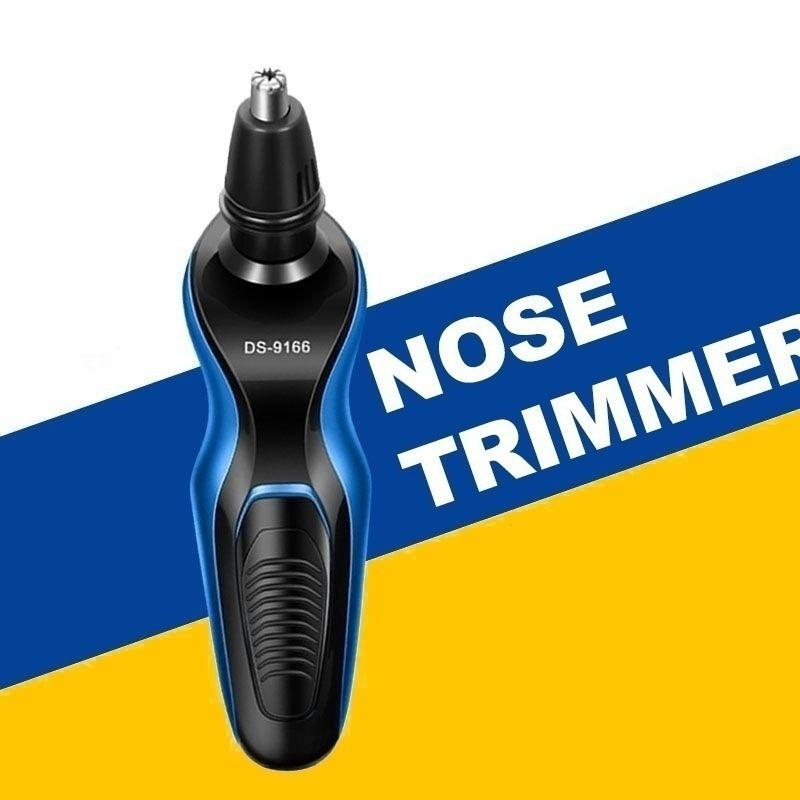 Модернизированная многофункциональная перезаряжаемая электробритва 4 в 1 для мужчин, 6D триммер для носа, щетка для чистки лица, бритвы для лица с тройным лезвием HMM