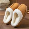 Fleece Thickened Thermal Cotton Slippers 2025 New Winter Cotton Shoes Home Indoor Soft-soled Plush Slippers