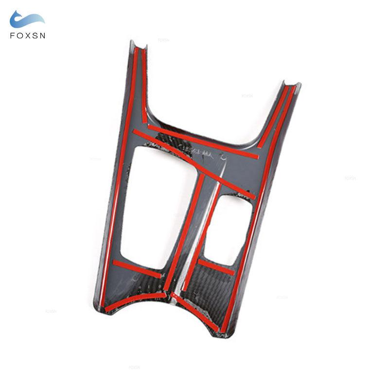 Car Center Console Control Gear Shift Panel Cover Trim For BMW X3 F25 X4 F26 2011 2012 2013 2014-2017 Carbon