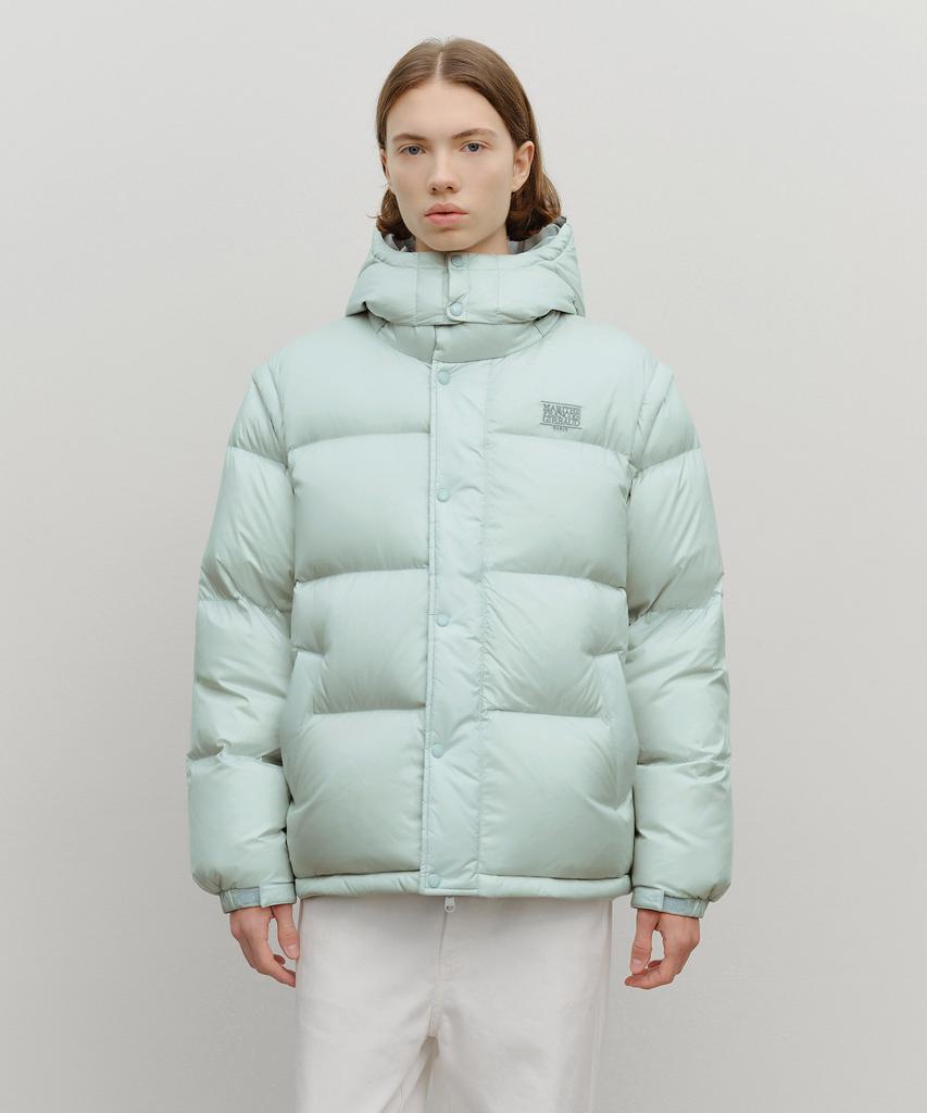 Marith + Franois Girbaud Detatchable Down Jacket Mint Gray