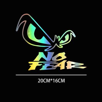 20X16CM вырубная виниловая наклейка Eye No Fear наклейка на автомобиль водонепроницаемый авто декор на кузов автомобиля бампер заднее стекло