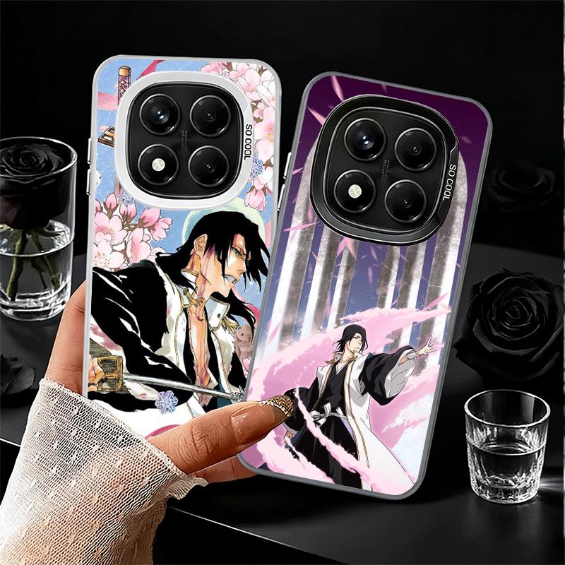 Чехол для телефона Bleach Кучики Бьякуя Ударопрочный для Xiaomi Redmi Note 15 14 13 12 Pro Plus 11 11S 11T 5G Чехол Противоударный Fundas