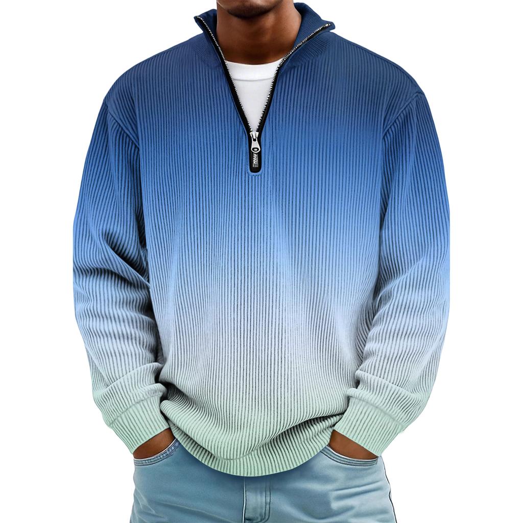 Мужская толстовка с капюшоном на молнии 1/4