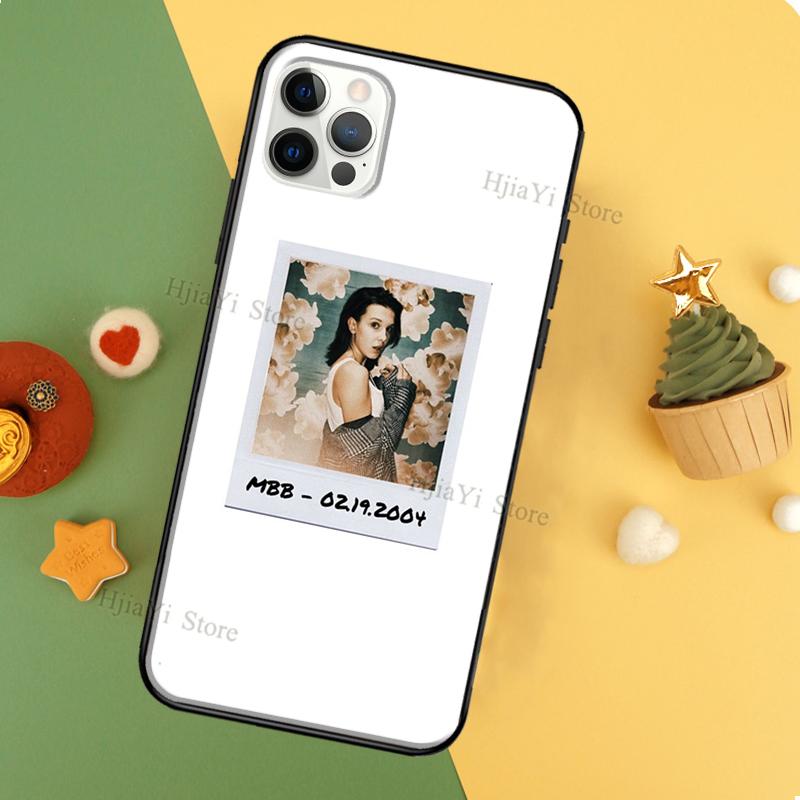 Мягкий ТПУ чехол с Милли Бобби Браун для iPhone 11 14 Pro Max 12 13 Mini XR X XS MAX 6 7 8 Plus SE 2020 Чехол для телефона