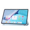 For Huawei MatePad SE 11 Case Tri-fold Stand Leather+TPU+Acrylic Clear Back Tablet Cover