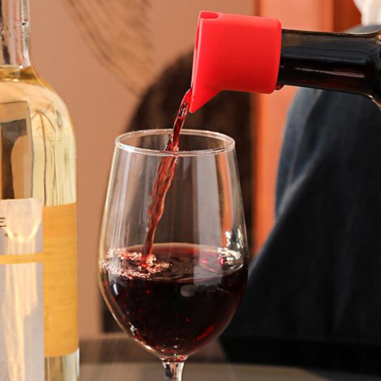 Силиконовая пробка для винной бутылки, многоразовая уплотнительная крышка для красного, белого вина, шампанского, пива, 7-спиральная винная пробка с V-образным носиком для наливания, герметичный консерватор