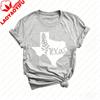 Texas State Outline Bluebonnet Flower Graphic Tshirt Unisex Unisex Cotton Short Sleeve Texas Pride Casual Daily Outfit
