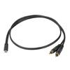 USB/USB C на 2 RCA Аудио Кабель 2 RCA Кабель Тип C на Штекер 2 RCA на USB C для Телефона Ноутбука Планшета Домашнего Кинотеатра Усилителей