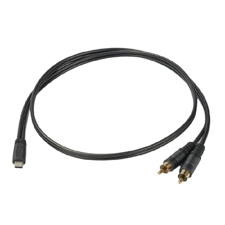 USB/USB C на 2 RCA Аудио Кабель 2 RCA Кабель Тип C на Штекер 2 RCA на USB C для Телефона Ноутбука Планшета Домашнего Кинотеатра Усилителей
