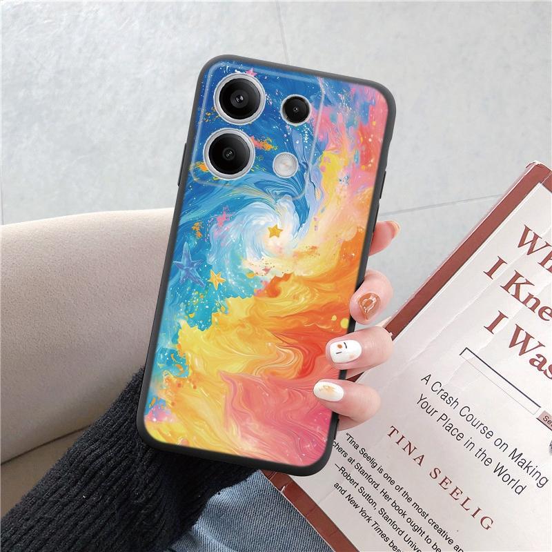 Мраморный узорчатый мягкий черный силиконовый чехол для телефона Samsung Galaxy A55 A54 A34 A15 S24 Xiaomi Redmi Note 13 Pro противоударный защитный чехол для камеры