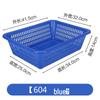 Rectangular Plastic Kitchen Draining and Storage Basket