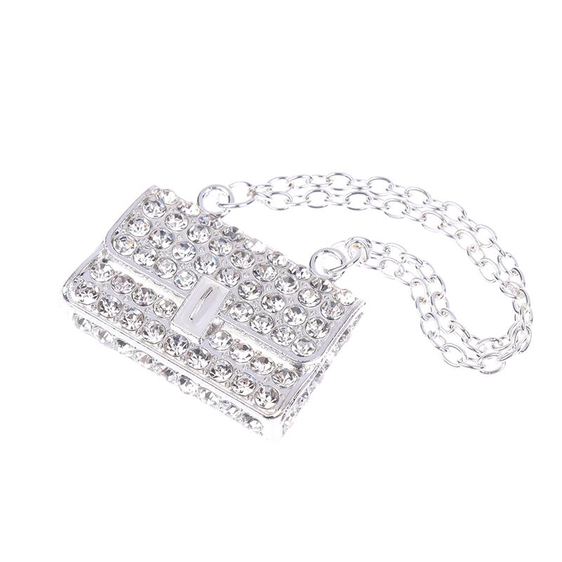 Metal Chain Handbag Pack Doll Bag Miniature Shopping Handbag For Clothes Dollhouse Miniature Kids Toy