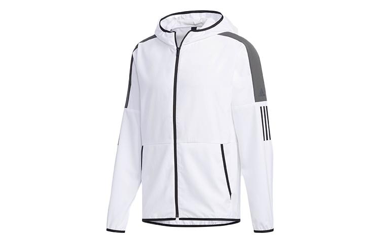 adidas Куртки Мужские Белые С Капюшоном Умеренные Пилот DV0941