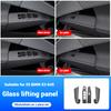 For BMW X3  G45 2025 4-piece of foreskin glass lift panelswindow button frames decorative stickers and interior accessories