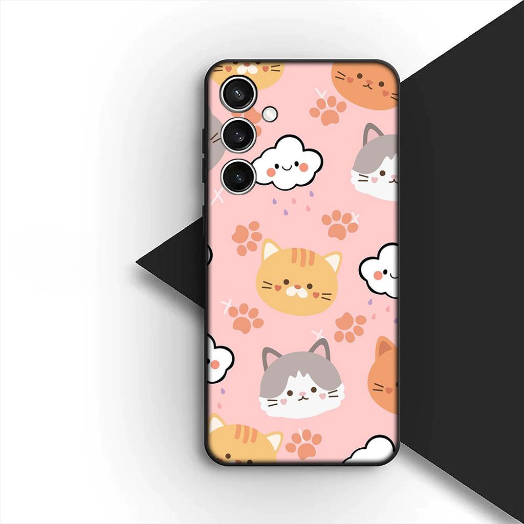 Protective Cover Kitten Cat Cartoon Dog Paw for OPPO A40 A80 A60 A38 A79 A15 A16 A17 A18 A58 A78 A57 A53 A40M 4G 5G Phone Case