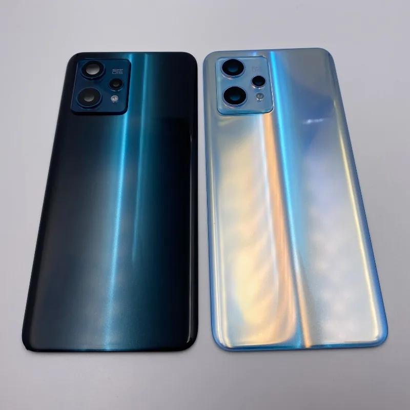 Back Cover for Realme 9 Pro Plus Pro+ Battery Glass Panel Rear Housing Case Phone Lid Shell + Camera Frame Lens
