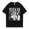 Поп-певец Артист The Weeknd Принт Аниме Топы Футболки Одежда Женская Футболка Женщины Мультяшная Футболка Короткий Рукав Мода Девочки Футболка