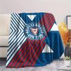1PC Holstein Kiel Print Flannel Blanket, High quality Comfortable for All Seasons, Home Decor, Warmth and Comfort, Perfect for Christmas Gifts