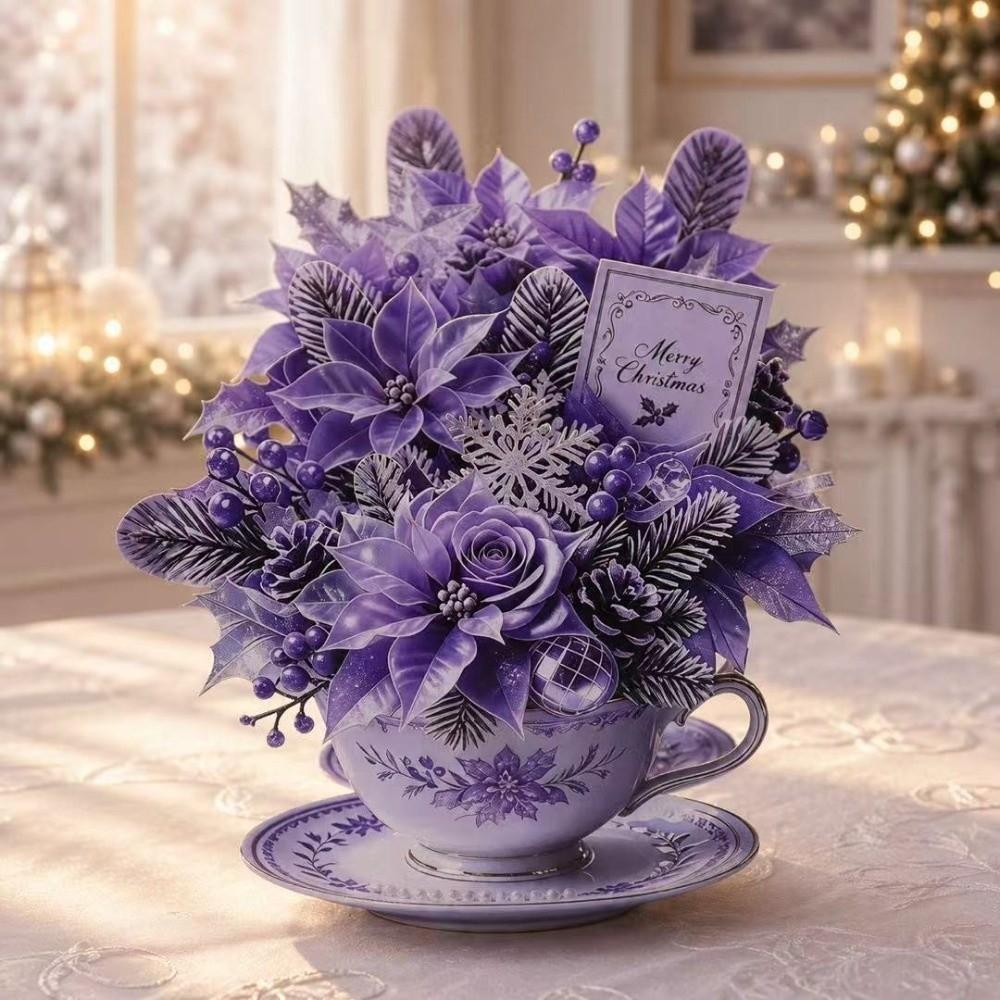with Envelope & Message Note Christmas Greeting Cards 3D Pop Up Card for Mother's Day