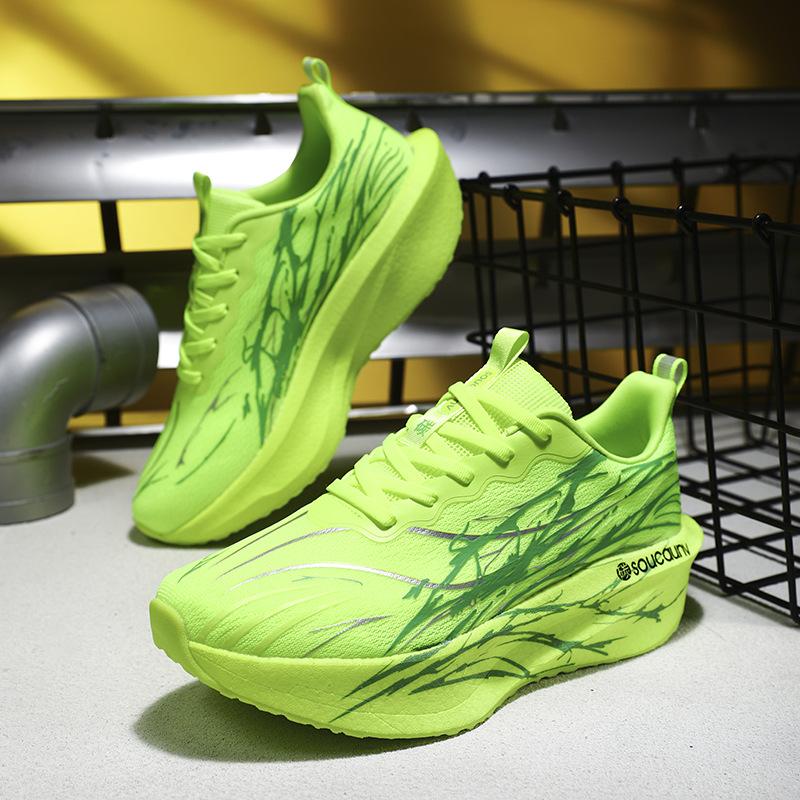 New professional running shoes, teenagers, middle school students, older children's shoes, breathable men's lightweight shock