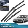 For Volvo V70 II 2000-2003 2001 2002 Wiper Front & Rear Wiper Blades Windshield Windscreen Window Brushes 24"+21"+16