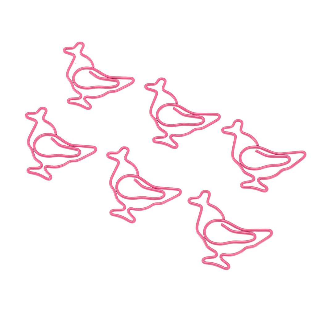 100 шт. скрепки для бумаг для цыплят, яркие цвета, скрепки для бумаг с животными, водонепроницаемые, нержавеющие, многоразовые, железная проволока Cu