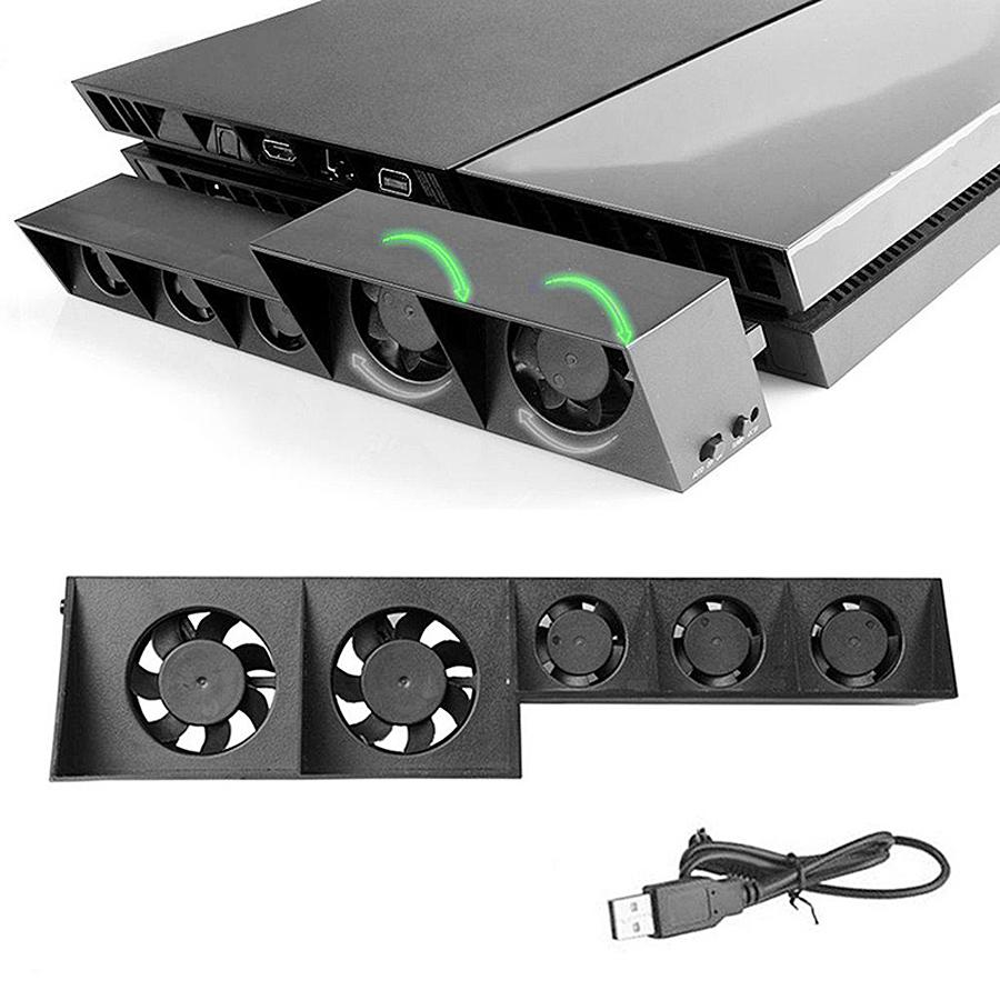USB-вентилятор охлаждения для игровой консоли PS4, подставка, аксессуары для Playstation 4, внешний турбо-контроль температуры, для обычной PS4