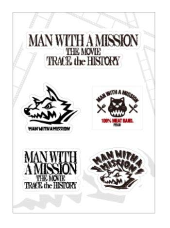 MAN WITH A MISSION «ФИЛЬМ TRACE the HISTORY» Официальный мерч Набор прозрачных файлов и наклеек