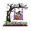 Holiday Party Table Centerpieces Funny Halloween Desktop Swing Decor, Spooky Home Decor for Living Room Decorations Tabletop, Gothic Fall Themed