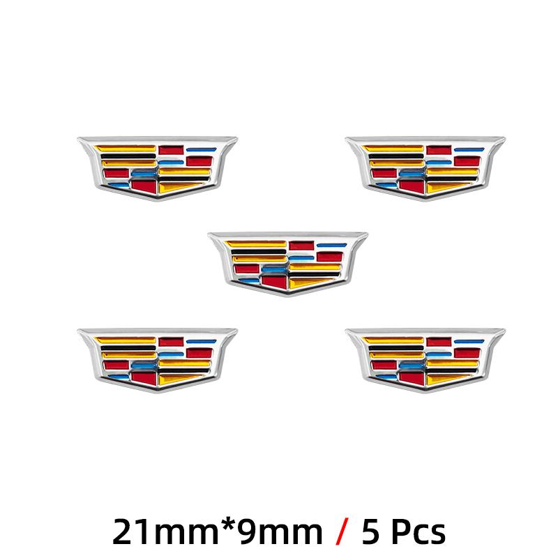 21mm/25mm Car Key Emblem Stickers Auto Door Keyhole Logo Decal For Cadillac Escalade CTS ATS SRX STS XT5 XT4 XT6 XTS CT4 CT6