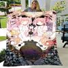 Puella Magi Madoka Magica Cartoon Soft Plush Blanket,Flannel Blanket Throw Blanket for Living Room Bedroom Bed Sofa Picnic Cover