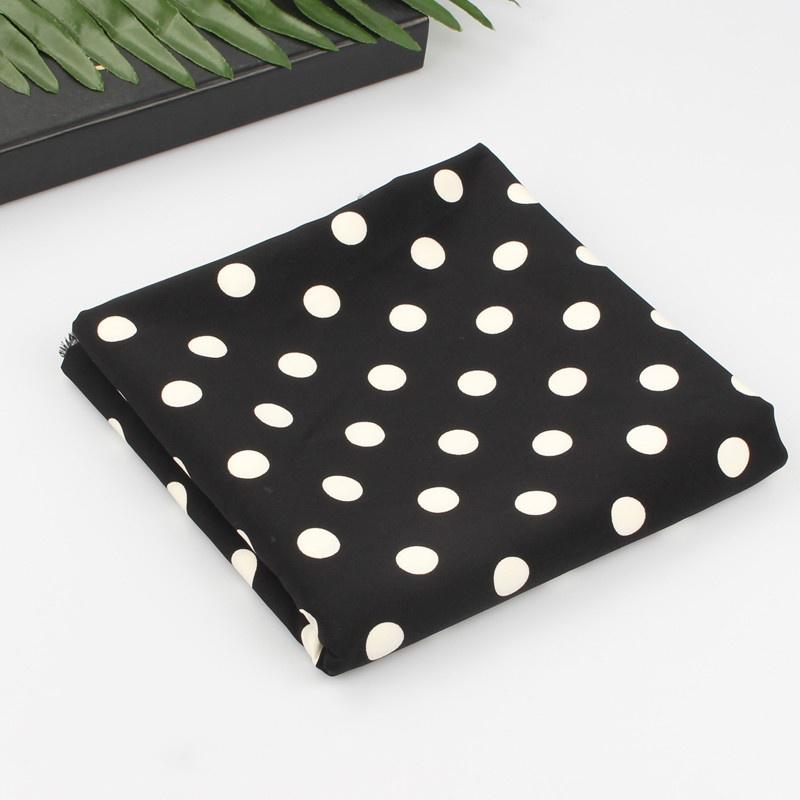 Ткань в горошек, шифоновый материал, поделка для платья, блузки, 100 х 150 см, сделай сам