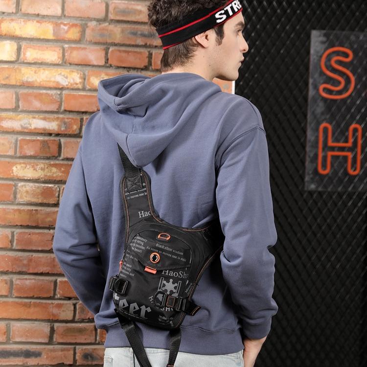 Новая модная мужская нагрудная сумка, уличная велосипедная сумка для ног, многофункциональная спортивная портативная поясная сумка, сумки через плечо