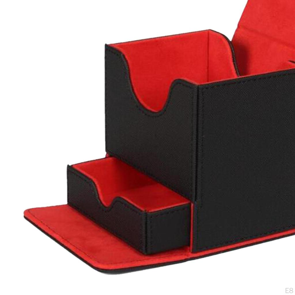 Коробка для коллекционных карточек из прочной искусственной кожи для карт TCG Baseball