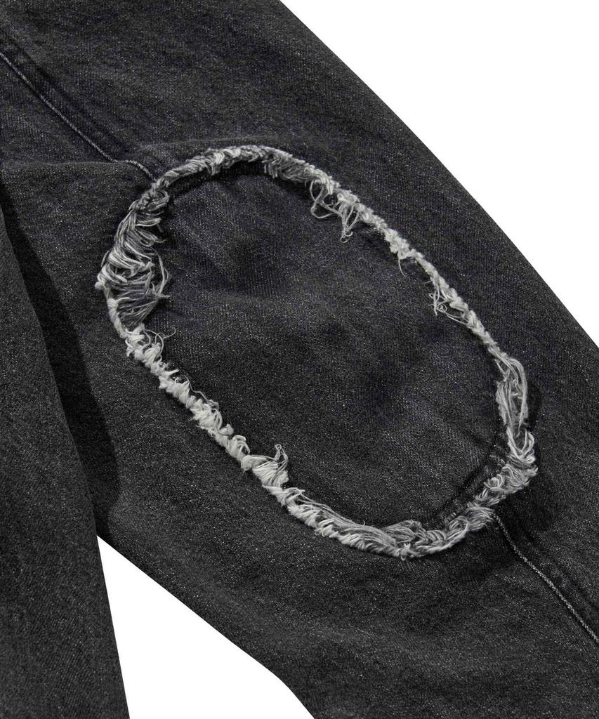Libere Denim Biker Jacket / Black