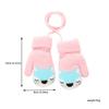 Cartoon Fox Baby Mittens Winter Warm Kids Baby Girl Gloves Knitted Children Toddler Gloves Outdoor Keep Warm